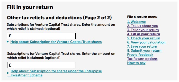 How To File Your EIS and SEIS Claims